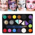 thumbnail image 4 of 14 Colors Face Body Paint Pigment Set Halloween Makeup Cosplay Painting Tool Set, 4 of 5