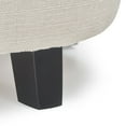 thumbnail image 4 of Finch Bennett Upholstered Button Tufted Storage Ottoman for Small Space, Ivory, 4 of 5