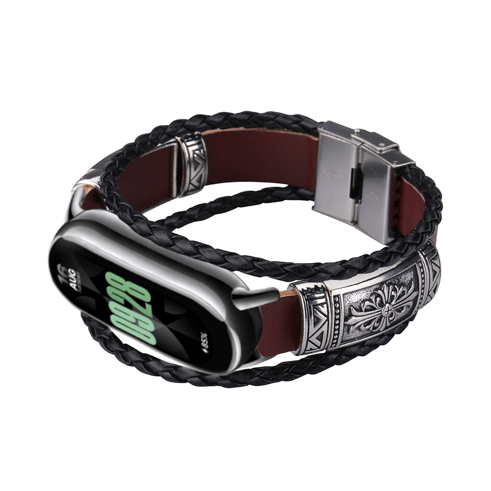 Bracelet en métal pour Mi Band 8 Bracelet Xiaomi Mi Band 8 NFC Silicone  Sport Strap Quick Release Miband 8 SmartWatch Bracelet