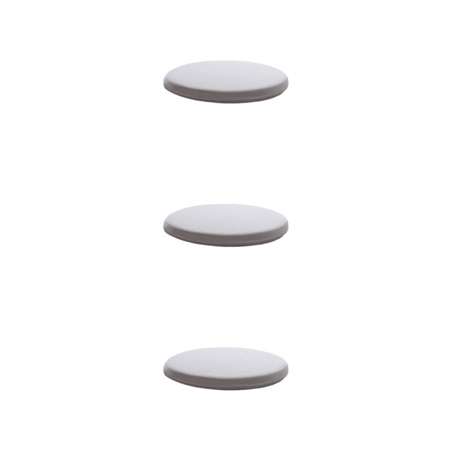 Baohd Coussin de Chaise Rond en Polyester et Coton à Mémoire de Forme pour le Confort Coussin Coussin Coussin Coussin Coussins de Chaise LightGray 40X40cm 3Set
