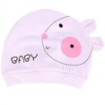 thumbnail image 1 of Unisex Baby Hat Newborn Toddler Beanie Cute Smile Face Rabbit Design Cotton Cap Warm, 1 of 10