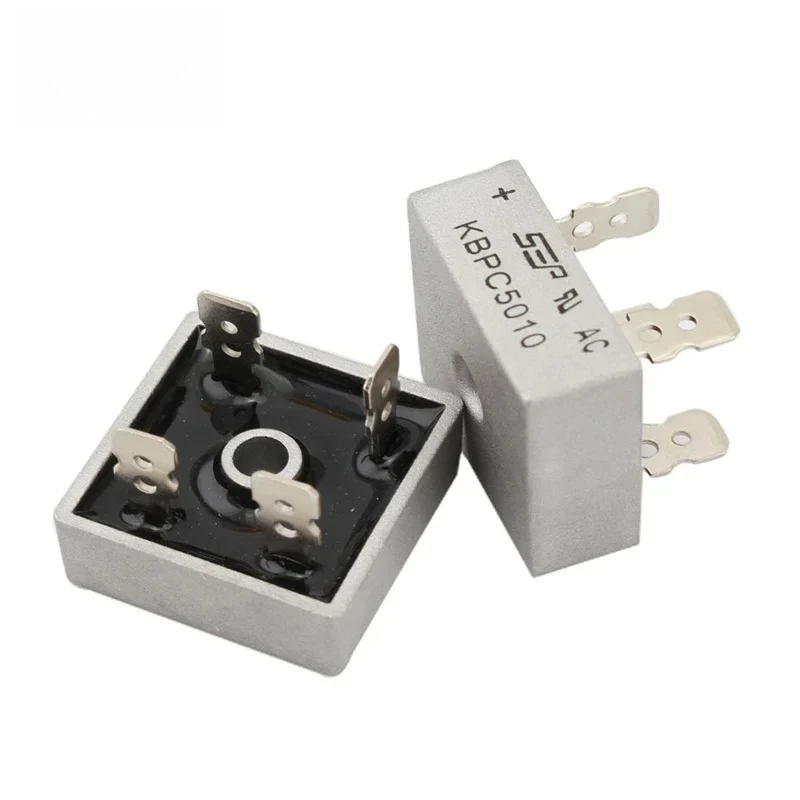 2PCS Rectifier KBPC3510 35A KBPC5010 50A 1000V Bridge Rectifier Kit High Power Diodes for AC/DC Conversion Electronic Components
