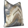 thumbnail image 3 of Navy Gold Marble Throw Pillow Covers, Decorative Pillow Covers 24X24 Large European Cushion Covers for Couch Living Room Bedroom Car 24x24 inch, 3 of 9