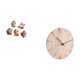 thumbnail image 5 of Figura de escritorio,Figura de dibujos animados del dios de la fortuna,regalo de Feng Shui,Reloj de pared redondo,Reloj de pared de madera maciza para decoración de sala de estar,Reloj de, 5 of 8
