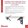 Steel Combination Square With Square And Center Heads 12" Blade