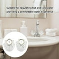 thumbnail image 2 of BIBABLYKE 2Pieces Campers Faucet Knobs Replacement Accessory for Bathroom Sink and Shower Hot Cold Water Control Acrylic, 2 of 8