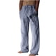 thumbnail image 2 of Pantalones largos de lino para hombre, pantalones holgados de playa con estampado hawaiano, cintura elástica y cordón ajustable, estampado en caliente., 2 of 5