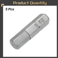 thumbnail image 3 of Uxcell 5pcs 1/4" Hex Shank H6 Head 1" Length S2 Hexagon Drill Bit, 3 of 6