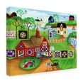 thumbnail image 3 of Trademark Fine Art Cheryl Bartley By The Sea Red Barn Quilt Makers Canvas Wall Art - 24x32, 3 of 5