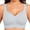 Grey, variant on Jelly Bra Breathable No Underwire Seamless Comfortable Wireless Push Up Full Coverage Support Lift Bralette Brown M Everyday No Show Bra
