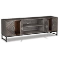 thumbnail image 3 of Ashley Furniture Treybrook Wood Accent Cabinet in Distressed Gray & Black, 3 of 13