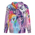 thumbnail image 5 of Unisex My Lit-tle Pony Zip Up Hoodies 3D Printed Pullover Hooded Sweatshirt with Pocket for Mens Womens, 5 of 8