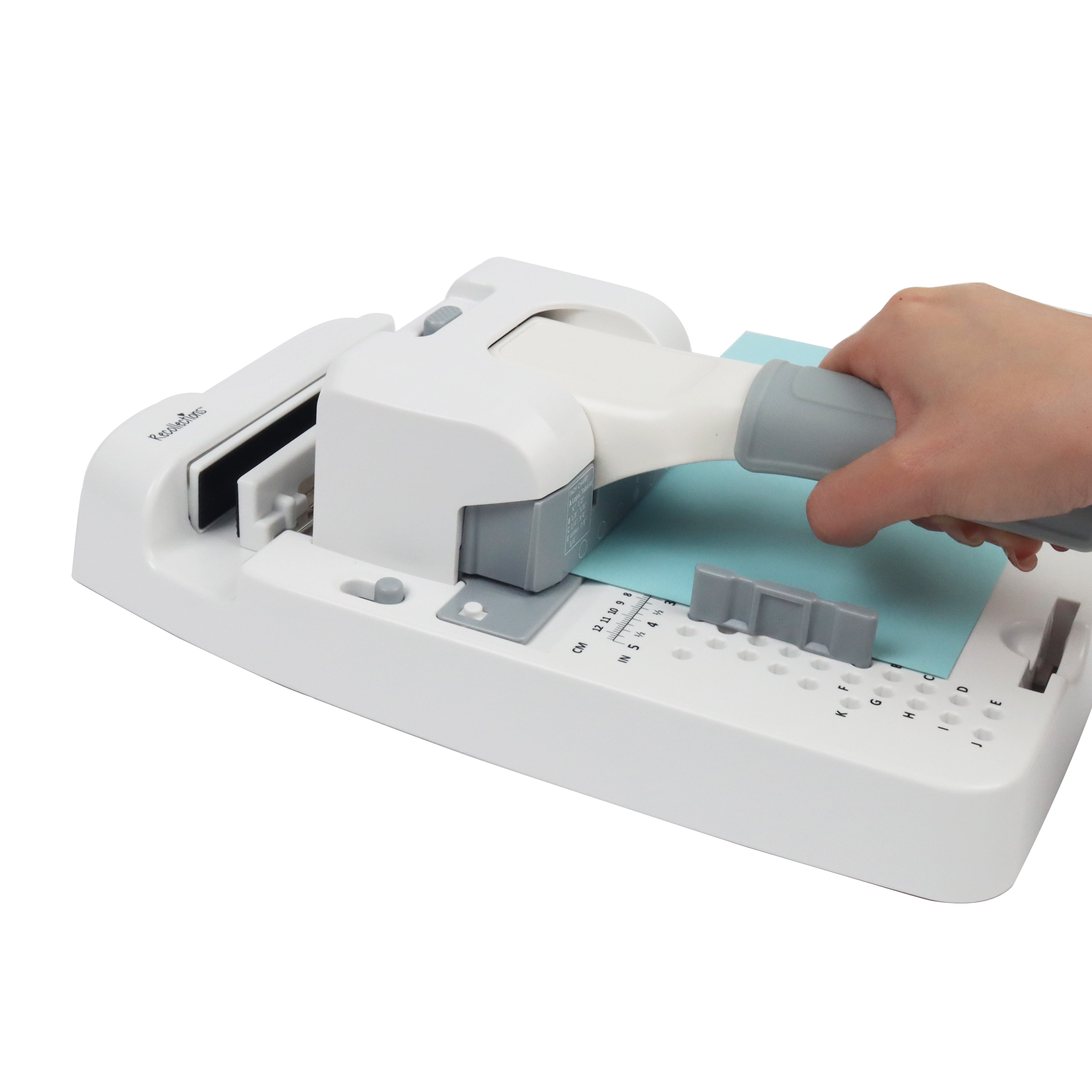 Recollections Punch and Binding Machine - All-in-One Journal and Planner Maker - White - 11.13" x 7" - 3-Piece Set