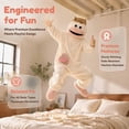 thumbnail image 2 of Kintue Goofy Monster Onesie Adult, Plush Halloween Pajamas with Big Mouth Design, Warm Matching Family Pajamas for Couples and Friends, 2 of 13