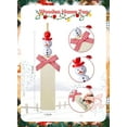 thumbnail image 3 of TETOU 4Pcs 18" Christmas Stocking, Burlap Plaid Xmas Stocking with Personalized Name Tag & 3D cartoon Character Santa Snowman Elk Gnome, Christmas Decoration for Indoor Family Kids Holiday Party, 3 of 7