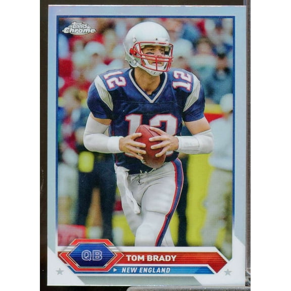 Tom Brady Card 2023 Topps Composite Chrome Refractors #14