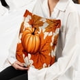 thumbnail image 6 of Maple Ieaf Pumpkin with Unique Patterns Covers - Set of 2 Throw Pillows for Home Decor - Available in 16x16, 18x18, 20x20 Inches for Various Occasions, 6 of 6