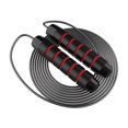 thumbnail image 2 of CSChome PVC-coated Steel Wire Rope Steel Wire Skipping Rope - 300CM, Adjustable Non-Slip Handle, Weight Training for Students, 2 of 7