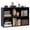 Black, variant on Costway 6-Cube Bookcase Modern 3-Tier Storage Organizer Horizontal Vertical Bookshelf