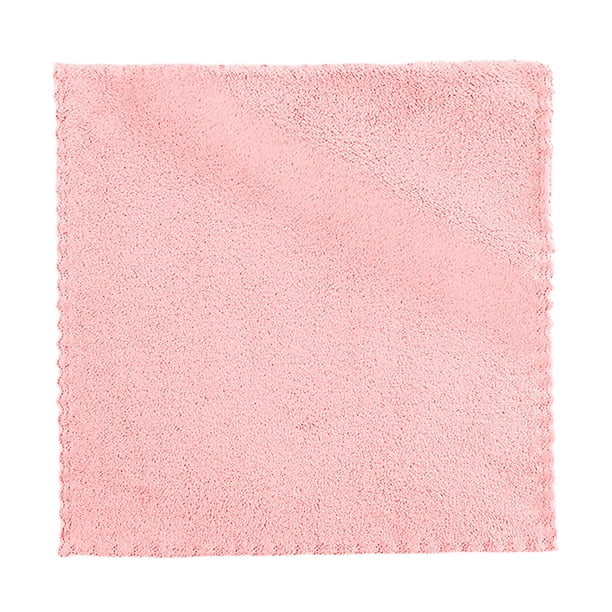 Toalla suave de felpa coral para bebés, 25 x 25 cm, pañuelo para niños, toalla absorbente, toalla de alta densidad para guardería, para niños, bebés y niños pequeños.
