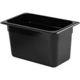 thumbnail image 5 of TrueCraftware- 1/4 Size 6” Deep Food Pan Polycarbonate Black Color- Food Storage Containers Plastic Food Pan Restaurant Commercial Hotel Pans for Food Prep Fruits Vegetables Beans Corns, 5 of 5