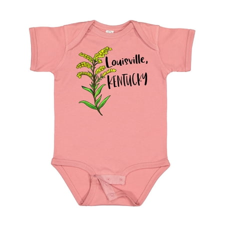 

Inktastic Louisville Kentucky Goldenrod Flower Boys or Girls Baby Bodysuit
