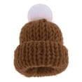 thumbnail image 4 of Decoración navideña para casa de muñecas a escala 1/12: gorro de invierno. Camello, 4 of 6