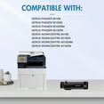 thumbnail image 2 of 6510 Toner Cartridge Compatible for Xerox Phaser 6510 WorkCentre 6515 6510dn 6515dn for 106R03480 106R03477 106R03478 106R03479 (Black Cyan Magenta Yellow, 4-Pack), 2 of 8