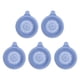 thumbnail image 2 of Paquete de 5 cubiertas para coladores de desagüe | Atrapacabellos para ducha y lavabo, bañeras y desagües de baño | Protectores de desagüe antiobstrucción con ventosas | Blanco, gris, negro, azul y, 2 of 7