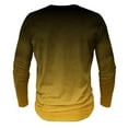 thumbnail image 4 of Wdfiry Men's Long Sleeves Henley Shirts Button Down Casual Slim Gradient T Shirt Soft Comfy Tops, 4 of 4