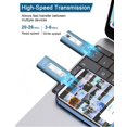 thumbnail image 3 of Unidad flash USB GNASEET de 256 GB para teléfono y tableta, color azul, 3 of 8