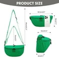 thumbnail image 3 of HAWEE Pure Colour Crossbody Bag Bum Bag for Women,Two Way Zipper Belt Bag with Adjustable Strap,Fashion Waist Packs for Traveling Workout, 3 of 7