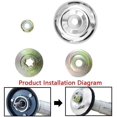 thumbnail image 5 of Garden Tool Upgrade: Flange Nut Set, Premium Material Blade Nut Replacements For Enhanced Lawn Mower Performance, Easy Installation Adapter Kit, 5 of 5