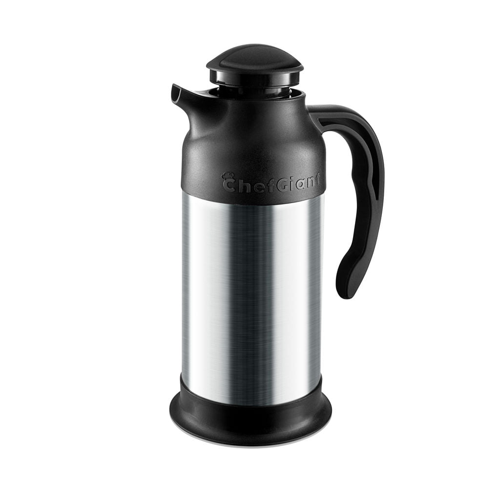 Thermal Coffee Carafe - Large Stainless Steel Insulated Carafe - 1