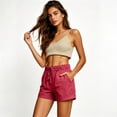 thumbnail image 6 of Women's Utility Short Pants, Fashion High Waisted Stretchy Cargo Shorts for Summer, Casual Chic Workwear Shorts for Vacation and Daily Wear, 6 of 8