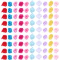thumbnail image 2 of 250 piezas de flores de cinta para manualidades, hechas a mano, rosas (colores variados), 2 of 7