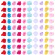 thumbnail image 2 of 250 piezas de flores de cinta para manualidades, hechas a mano, rosas (colores variados), 2 of 7