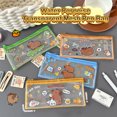 thumbnail image 4 of Large Capacity Transparent Pencil Pouch Capibala Transparent Stationery Pouch Multi-functional Stationery Storage Supplies 1, 4 of 5