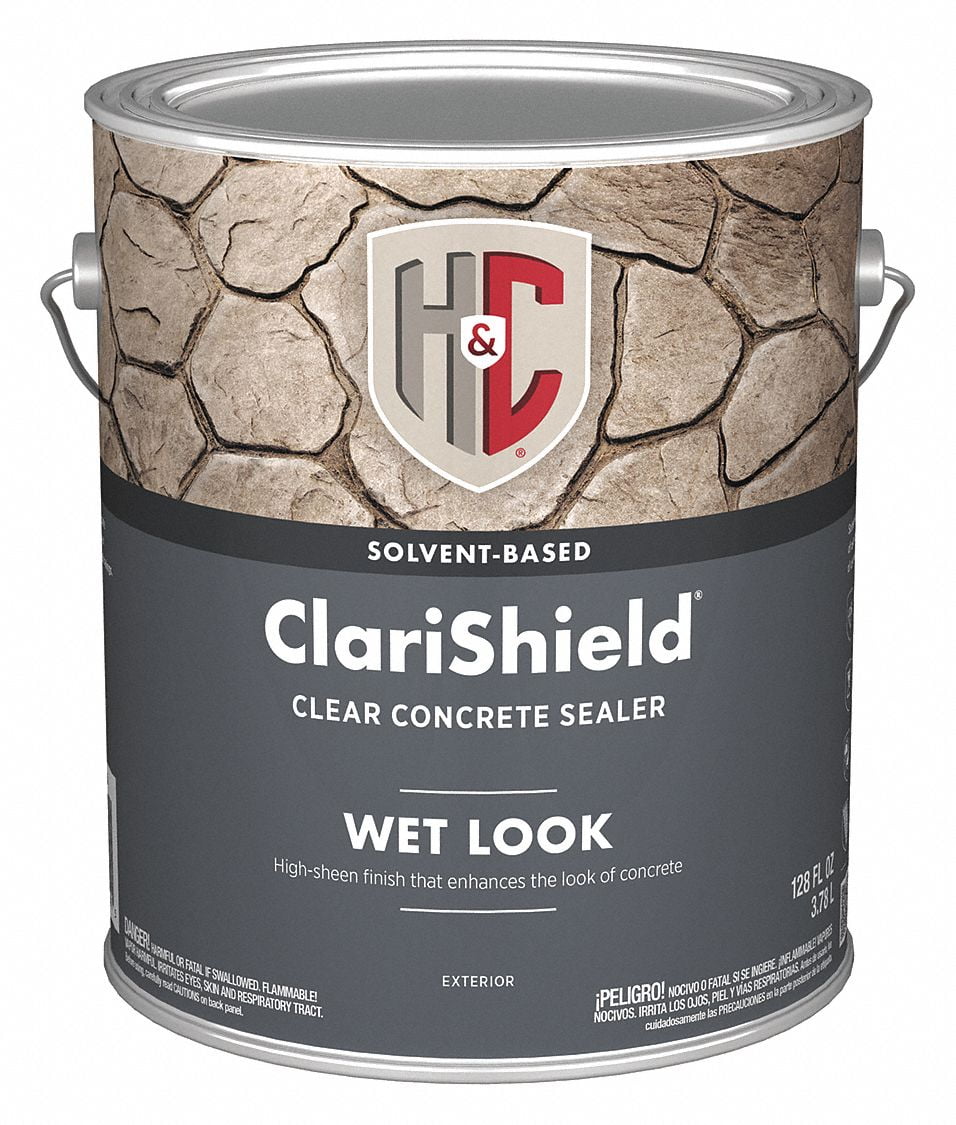 H&c Concrete Floor Sealer,1 gal,Solvent Base 50.10012416