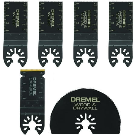 Dremel MM399 6 Piece Multi-Max Blade Set For Oscillating Tools