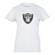 thumbnail image 1 of NFL Playera Aficionado Básica Las Vegas Raiders Blanco para Mujer, Talla Chica, 1 of 5
