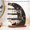 thumbnail image 4 of Soporte De Exhibición Del Organizador De La Joyería, Forma Multicapa De La Media Luna Del Organizador De La Joyería Para El Tocador, 4 of 7