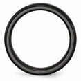 thumbnail image 2 of Primal Steel Black Ceramic Ridged Edge 6mm Brushed Band, 2 of 11
