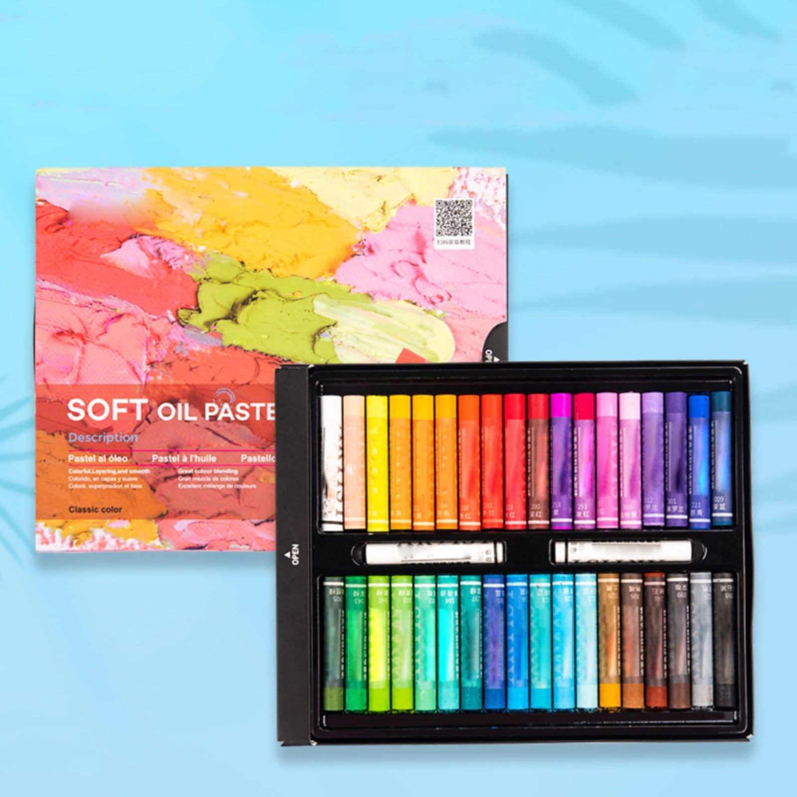 Metallic Oil Pastels Set of 12 Colors