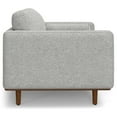 thumbnail image 5 of Morrison 72 inch Wide Mid-Century Modern Loveseat Sofa in Mist Grey Woven-Blend Fabric, 5 of 10