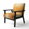 thumbnail image 3 of Designart "Amber Glow III" Upholstered Abstract Landscape Accent Chair and Modern & Contemporary Arm Chair - Multiple Color & Pattern, 3 of 7