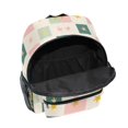 thumbnail image 6 of FORMRS Kids School Backpack with Front Zippered Pocket 12" Student Travel Daypack, Beige Abstract, 6 of 6