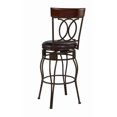 thumbnail image 4 of Tabouret de bar à dossier en O et X Jace, 4 of 5