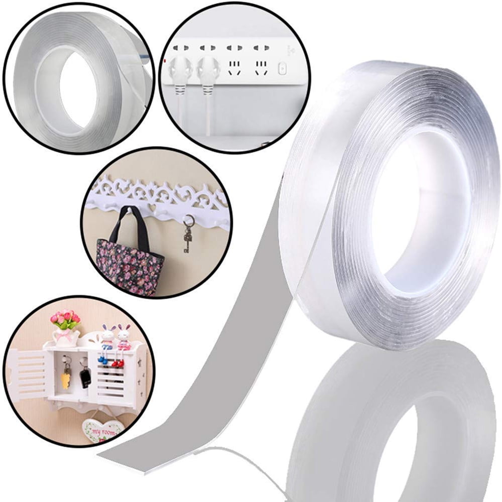 Nano Tape Roll Double Sided Adhesive Tape 3.3 Foot Traceless Washable