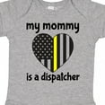 thumbnail image 4 of Inktastic Dispatcher Mom Emergency Gold Line Flag Boys or Girls Baby Bodysuit, 4 of 5